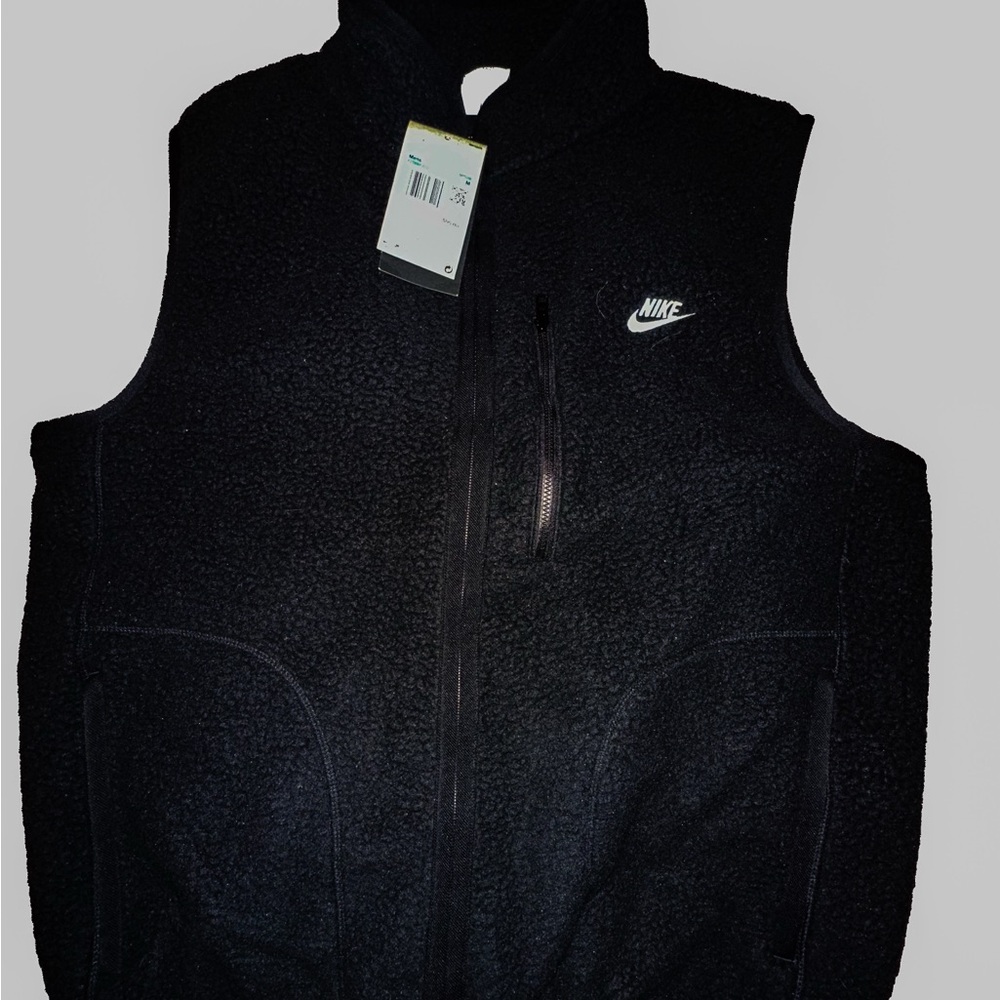 Nike Men's Dark Gray Fleece Vest
